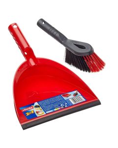 (C) VILEDA DUSTPAN & BRUSH SET