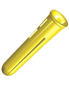 YPLUG TIMCO PLASTIC PLUG - YELLOW 25MM [BOX-100]