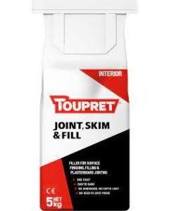 TOUPRET JOINT & SKIM QUICK DRY 5KG BAG