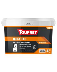 TOUPRET QUICK FILL EXTERIOR READY MIXED FILLER 4LTR