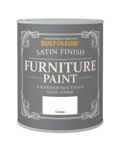 RO0070101G1 RUST-OLEUM SATIN FURNITURE PAINT COTTON 750ML