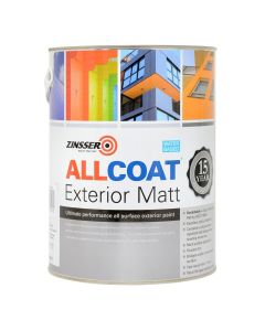 ZN7390002C1  ZINSSER ALLCOAT EXTERIOR WB MATT WHITE 2.5L