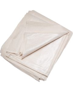 17032020 COTTON TWILL / POLYTHENE BACKING DUST SHEET 3.6M X 3.6M