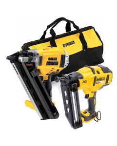 DEWALT DEWDCK2046P2 18V CORDLESS FIRST FIX & SECOND FIX TWIN KIT C/W 4 X 5AH BATTERIES