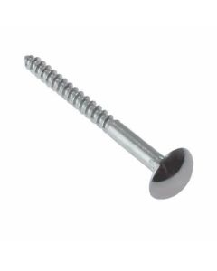 10MS112CP FORGEFIX CHROME PLATED MIRROR SCREWS 11/2" X 8 [PK-10]