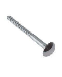 10MS2CP FORGEFIX CHROME PLATED MIRROR SCREWS 2" X 8 [PK-10]