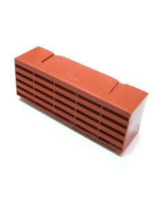 (C) 1201ABTE TIMLOC PLASTIC AIRBRICK 215W X 69H X 60D TERRACOTTA