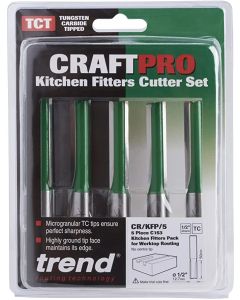 CR/KFP/5 CRAFTPRO KITCHEN FITTERS CUTTER SET [5 X C153]