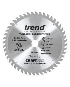 CSB/18448TA TREND WOOD CORDLESS CIRCULAR SAW BLADE 184MM X 16MM BORE X 48T