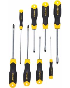 STA060210 STANLEY 8 PIECE CUSHION GRIP SCREWDRIVER SET