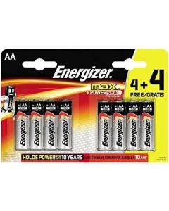 ENERGIZER 4+4 AA BATTERIES