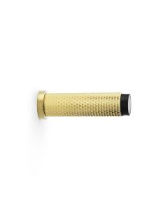 AW600-GRP BRUNEL KNURLED DOOR STOP ANTIQUE BRASS